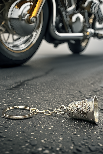 Çelik Anahtarlık Şans Çanı Guardian Bell – “Bana Güvenle Dön” Model Özel Tasarım Koruyucu Luck Bell
