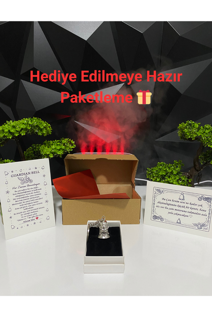 Çelik Motor Şans Çanı Guardian Bell Kuru Kafa Model Anahtarlık Koruyucu Çelik Motosiklet Luck Bell